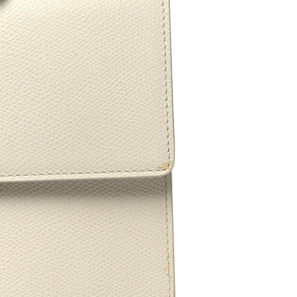 Christian Dior Grained Calfskin 30 Montaigne Chain Flap Bag White 11 of 13
