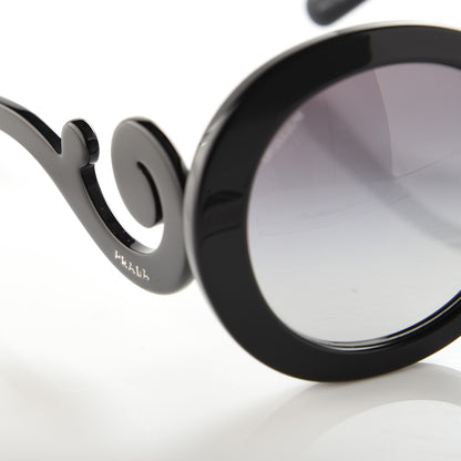 Prada Baroque Sunglasses SPR 27N Black 7 of 8