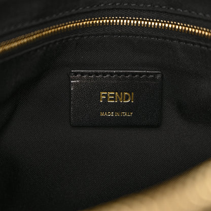Fendi Nylon Dolmias Vitello Grace FF East West Messenger Military Brown Tortora 6 of 10