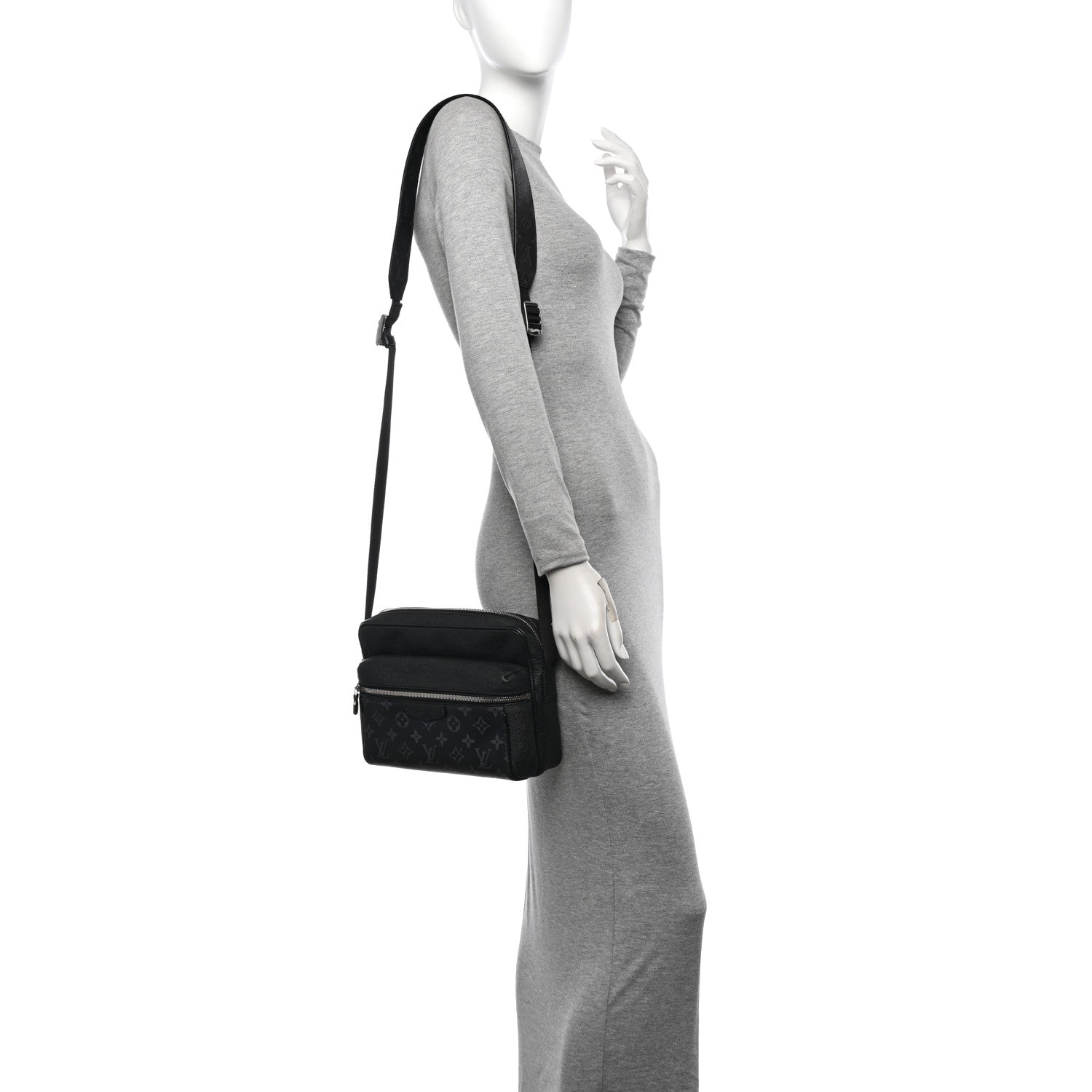 Louis Vuitton Taiga Monogram Eclipse Outdoor Messenger Black 2 of 9