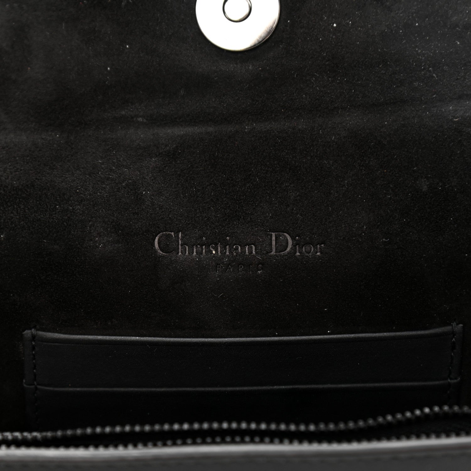 Christian Dior Ultra Matte Calfskin Saddle Belt Bag Black 5 of 7
