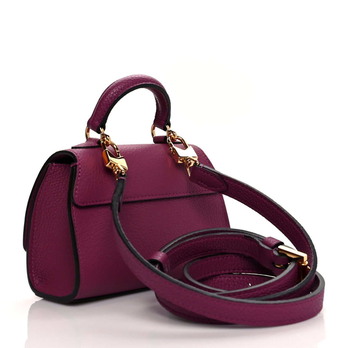 Taurillon Blush Rejane Nano Eggplant