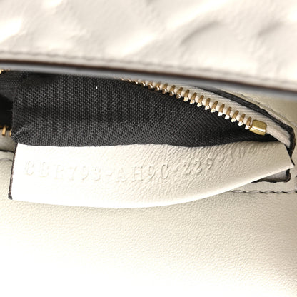 Fendi Nappa Small FF Embossed Midi Chain Baguette White 7 of 10