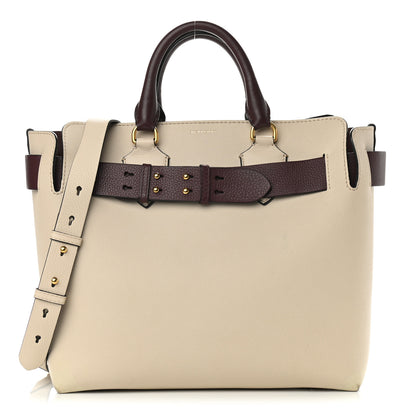 Burberry Marais Calfskin Medium Belt Bag Limestone Deep Claret 1 of 8