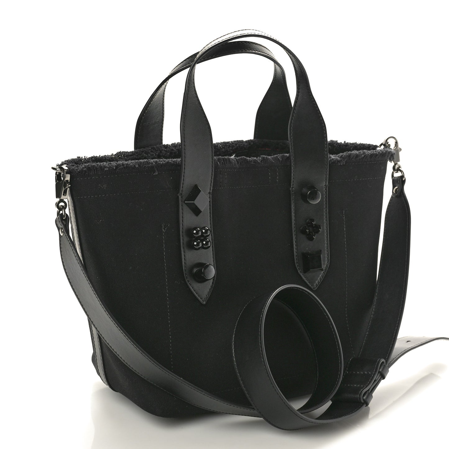 Canvas Small Frangibus Tote Black