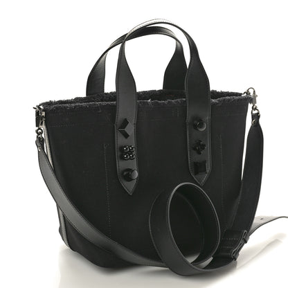 Christian Louboutin Canvas Small Frangibus Tote Black 3 of 9