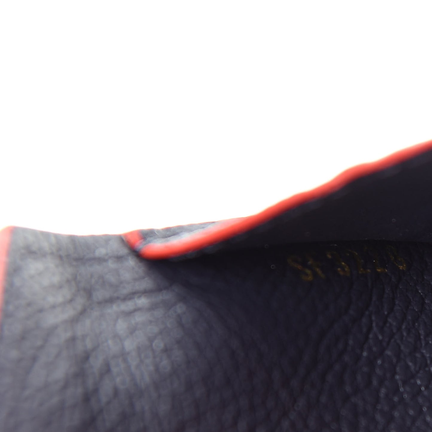 Empreinte Recto Verso Card Holder Marine Rouge