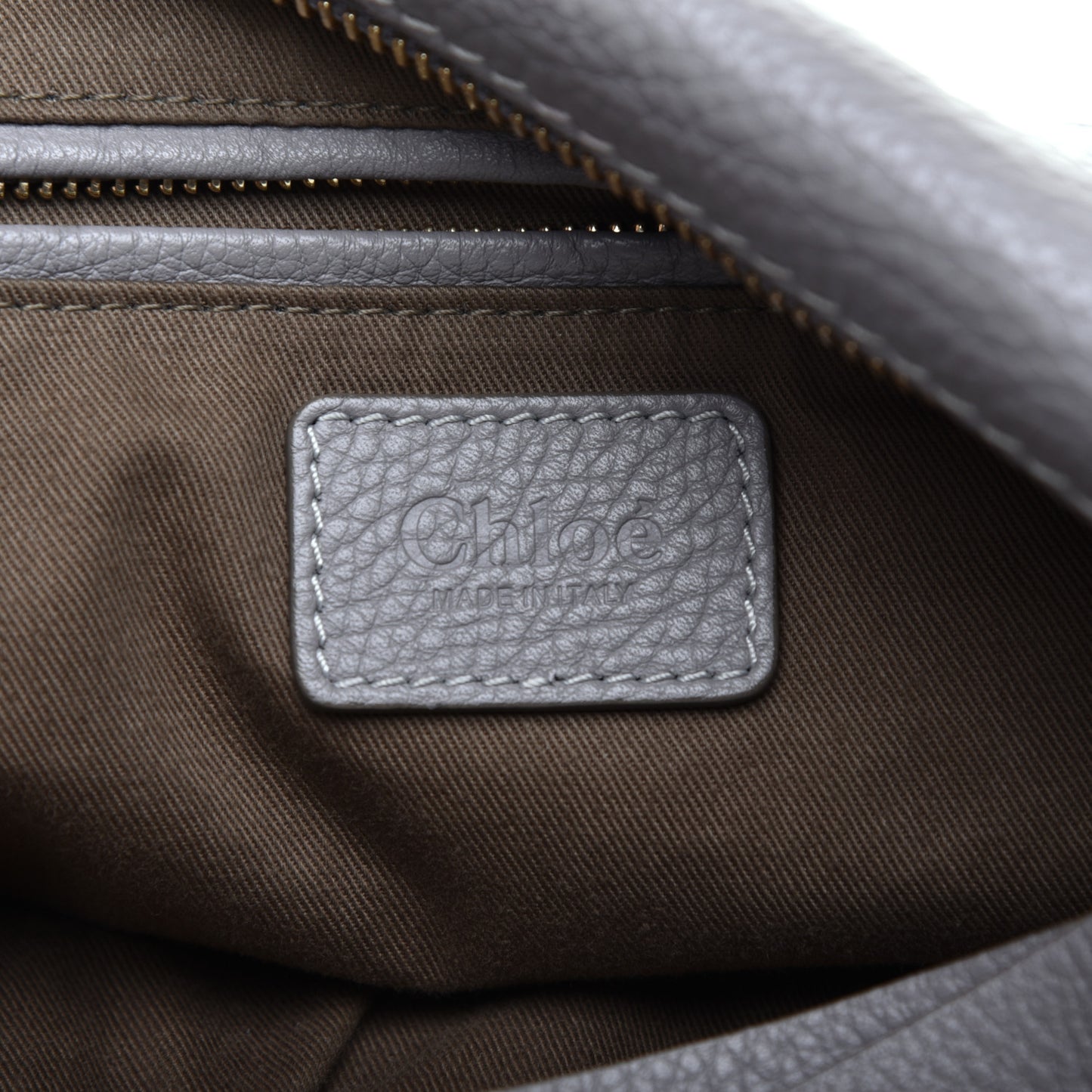 Calfskin Large Marcie Satchel Cashmere Grey