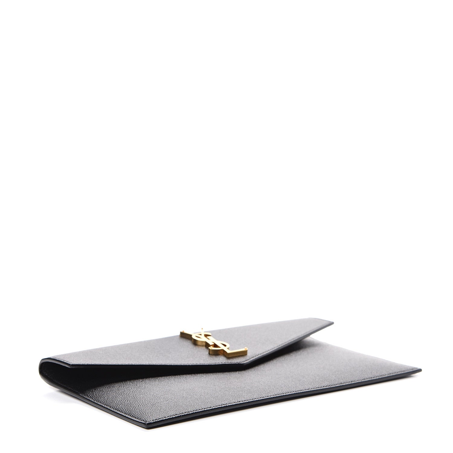 Saint Laurent Grain De Poudre Uptown Pouch Black 3 of 7