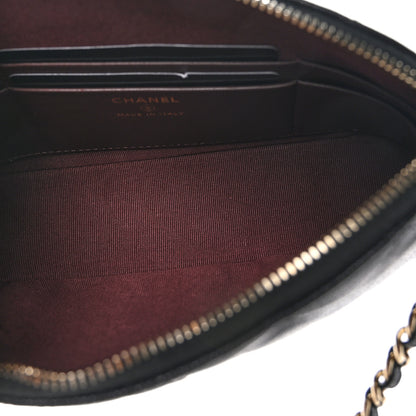 Chanel Caviar Quilted Classic Clutch with Chain Black 5 of 10