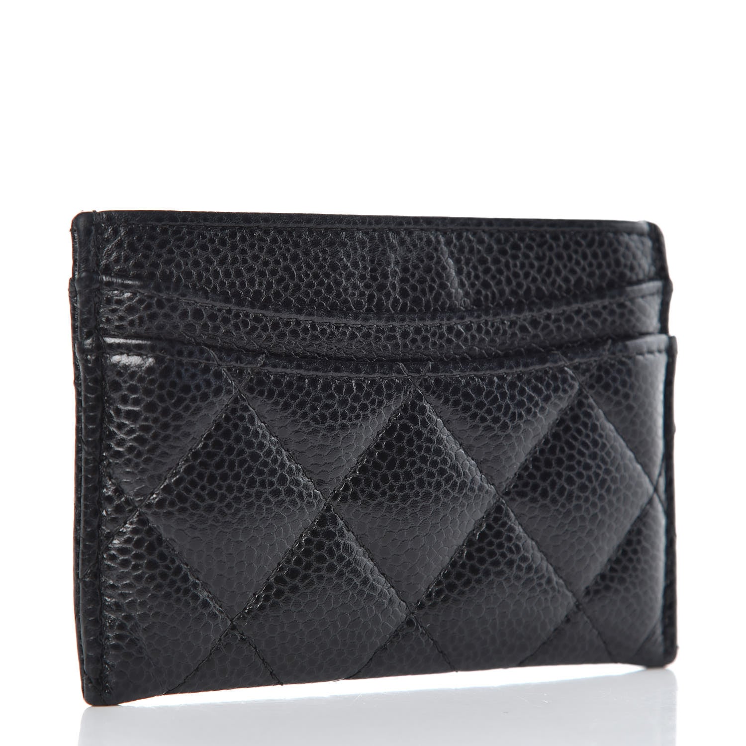 Chanel Caviar Quilted Card Holder Black 3 of 8
