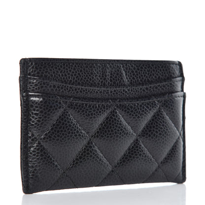 Chanel Caviar Quilted Card Holder Black 3 of 8