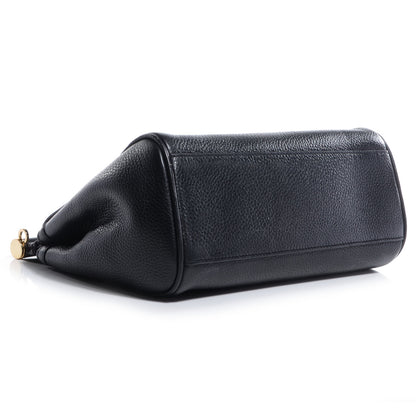 Dolce & Gabbana Grained Deerskin Small Miss Sicily Satchel Black 4 of 7