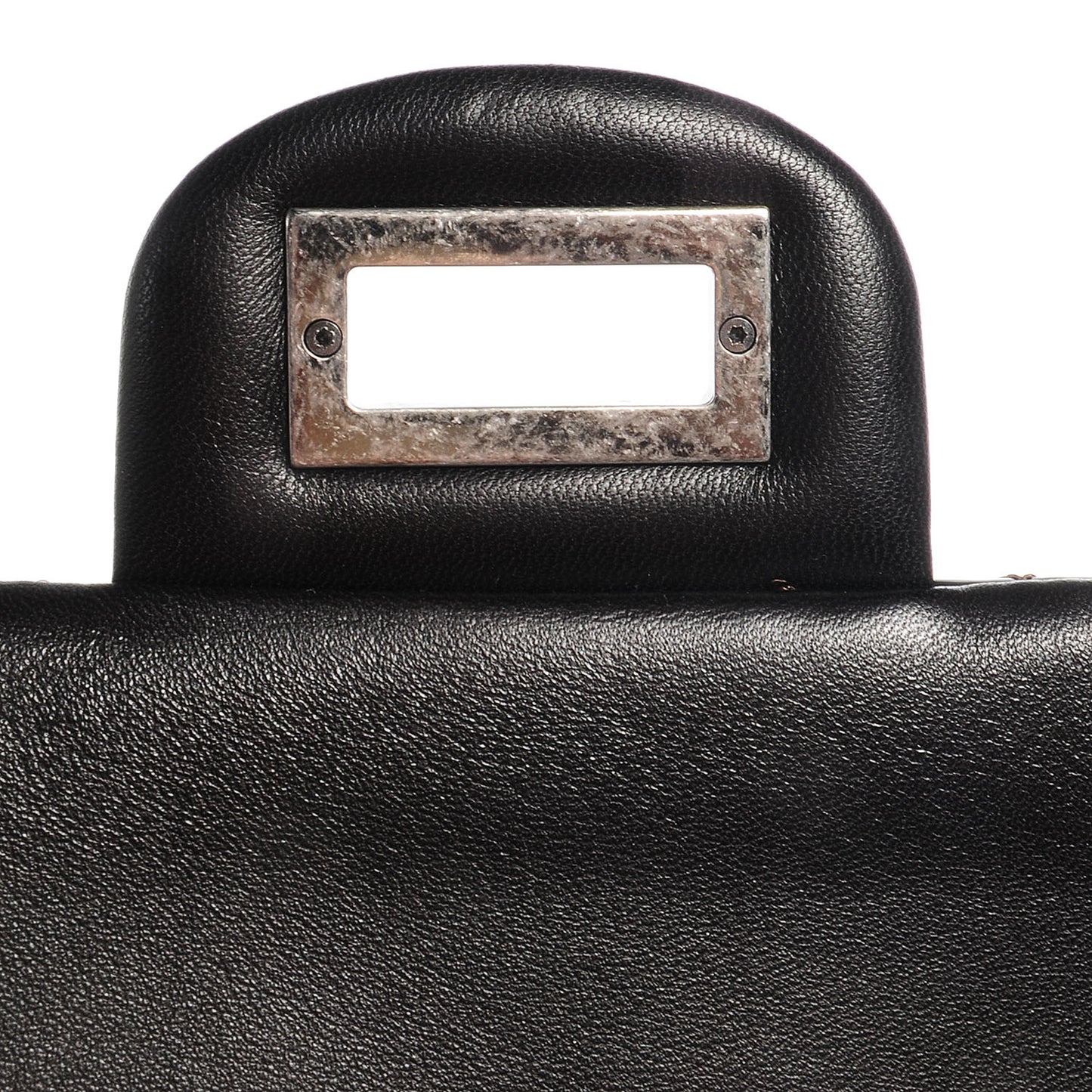 Metallic Patent 2.55 Reissue 227 Flap Dark Brown