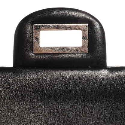 Chanel Metallic Patent 2.55 Reissue 227 Flap Dark Brown 6 of 9