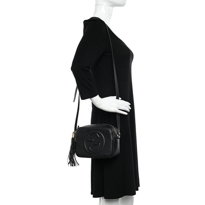 Gucci Pebbled Calfskin Small Soho Disco Bag Black 2 of 12
