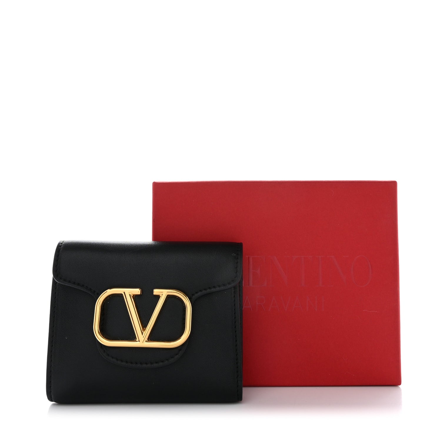 Calfskin Small Loco Wallet Black