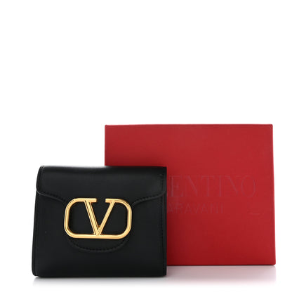 Valentino Garavani Calfskin Small Loco Wallet Black 11 of 11