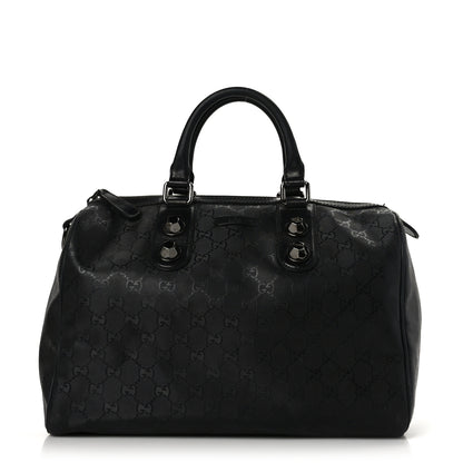 Gucci Imprime Monogram Medium Joy Stud Boston Black 1 of 12