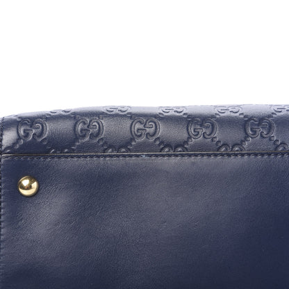 Gucci Guccissima Signature Large Chain Shoulder Bag Blue 11 of 12