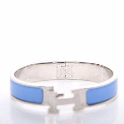 Hermes Enamel Narrow Clic Clac H Bracelet PM Bleu Transat 9 of 9