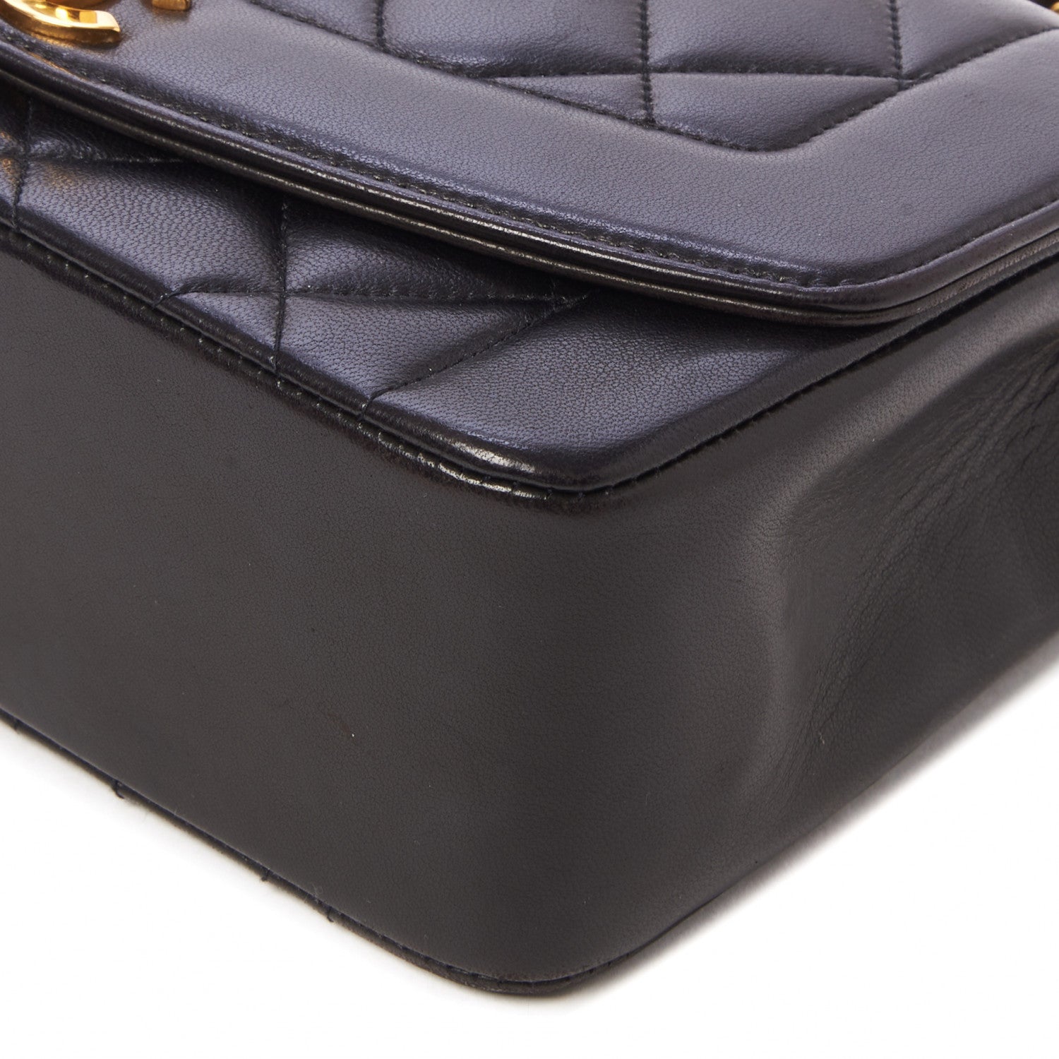 Chanel Lambskin Quilted Small Single Flap Black 5 of 11