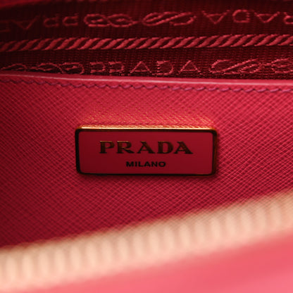 Prada Saffiano Lux Medium Promenade Tote Peonia 5 of 10