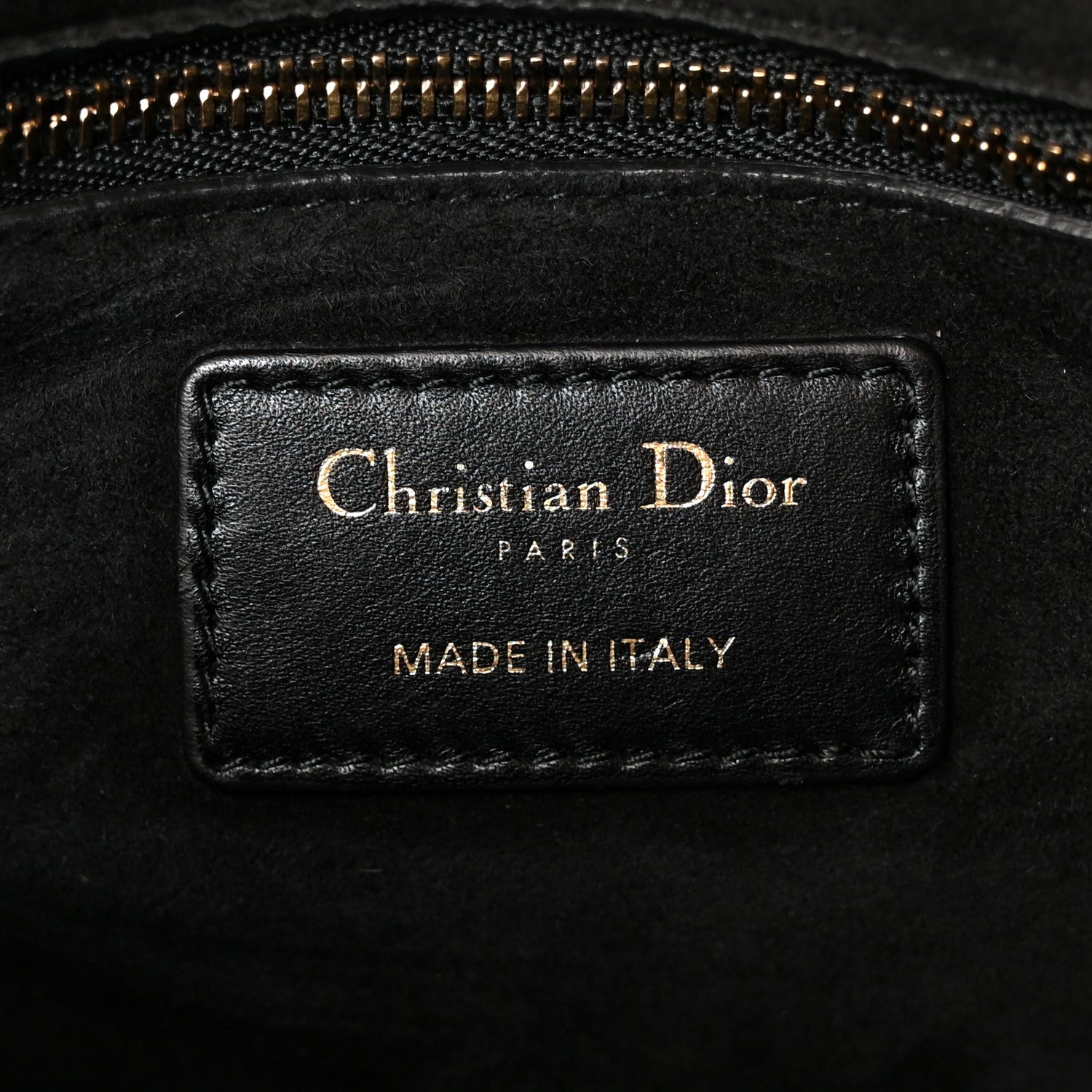 Christian Dior Calfskin Cannage Studded Medium Supple Lady Dior Black 6 of 10