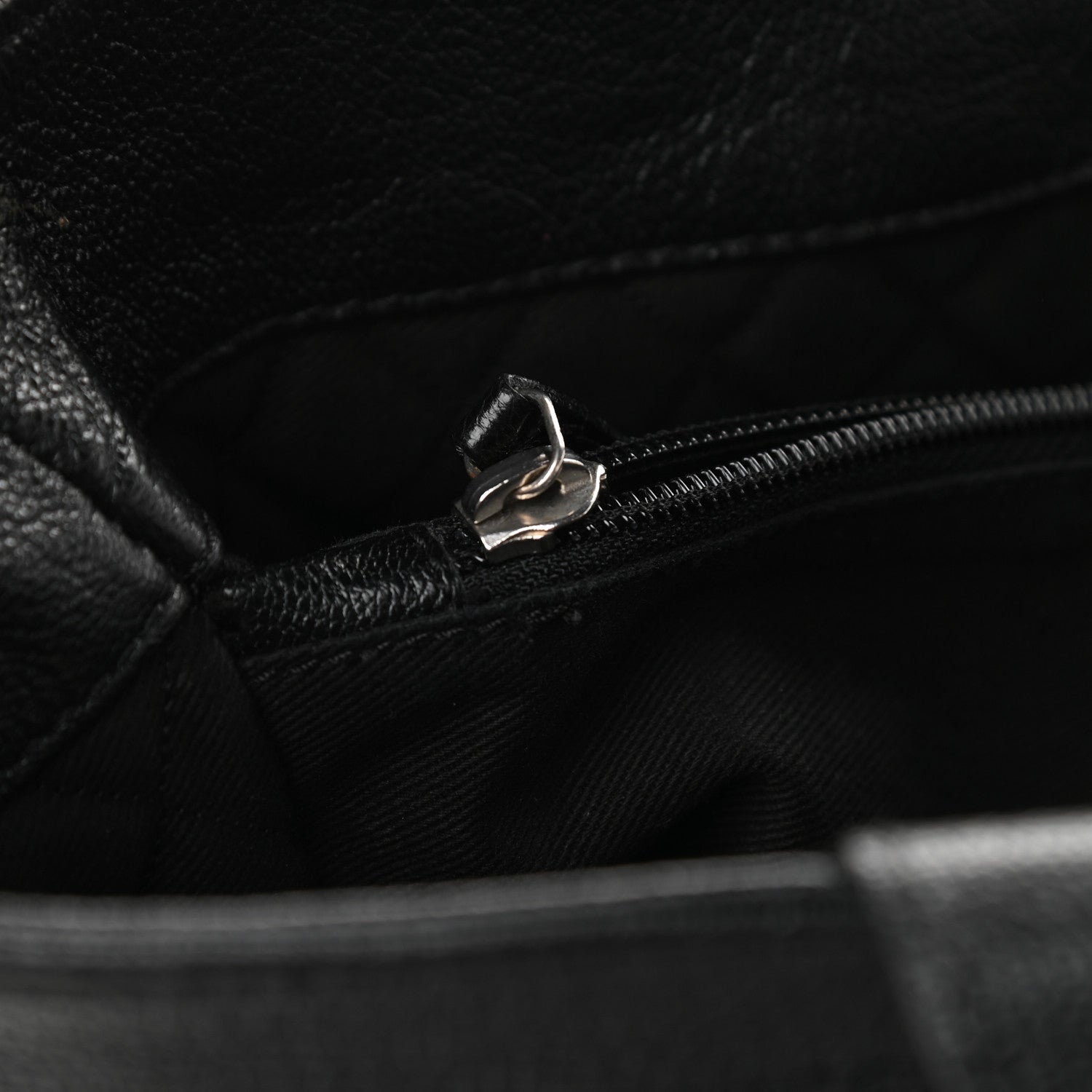 Chanel Goatskin Perforated Large CC Tote Black 13 of 13