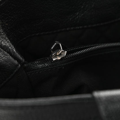 Chanel Goatskin Perforated Large CC Tote Black 13 of 13