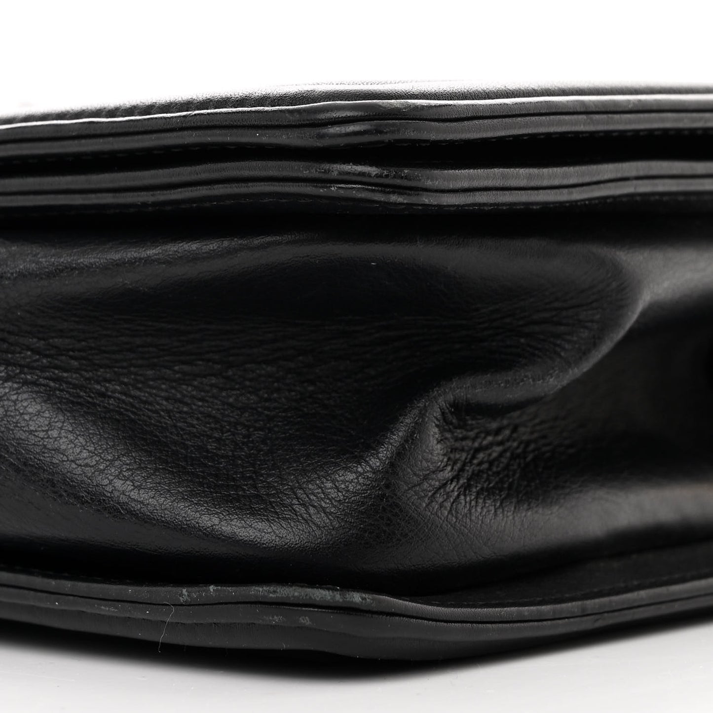 Calfskin Quilted Medium Boy Flap Black