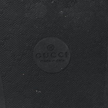 Gucci Rubber Matelasse Womens Slide Sandals 41 Black 6 of 8