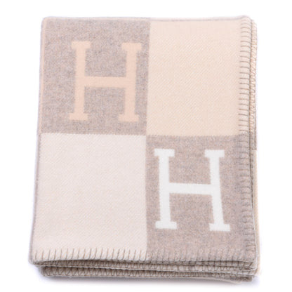 Hermes Wool Cashmere Avalon III Blanket Coco Camomille 1 of 3