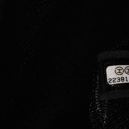 Chanel Calfskin Quilted XXL Travel Flap Bag Black 7 of 8