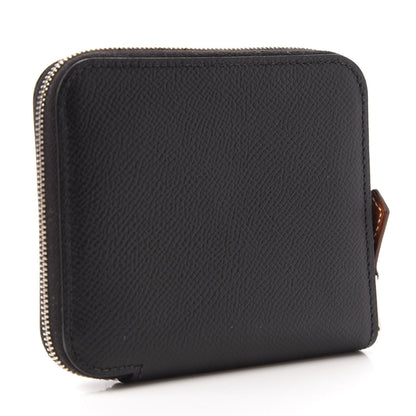 Hermes Epsom Silk'in Compact Wallet Black 3 of 11