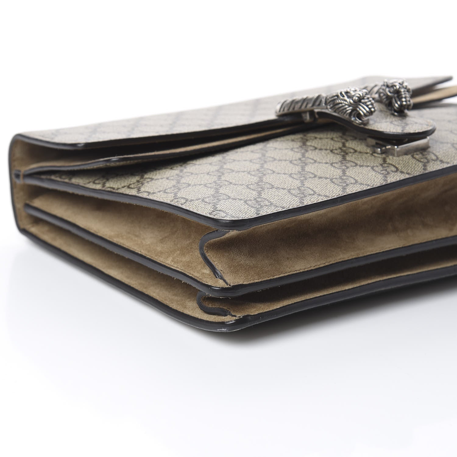 Gucci GG Supreme Monogram Medium Dionysus Shoulder Bag Taupe 7 of 8