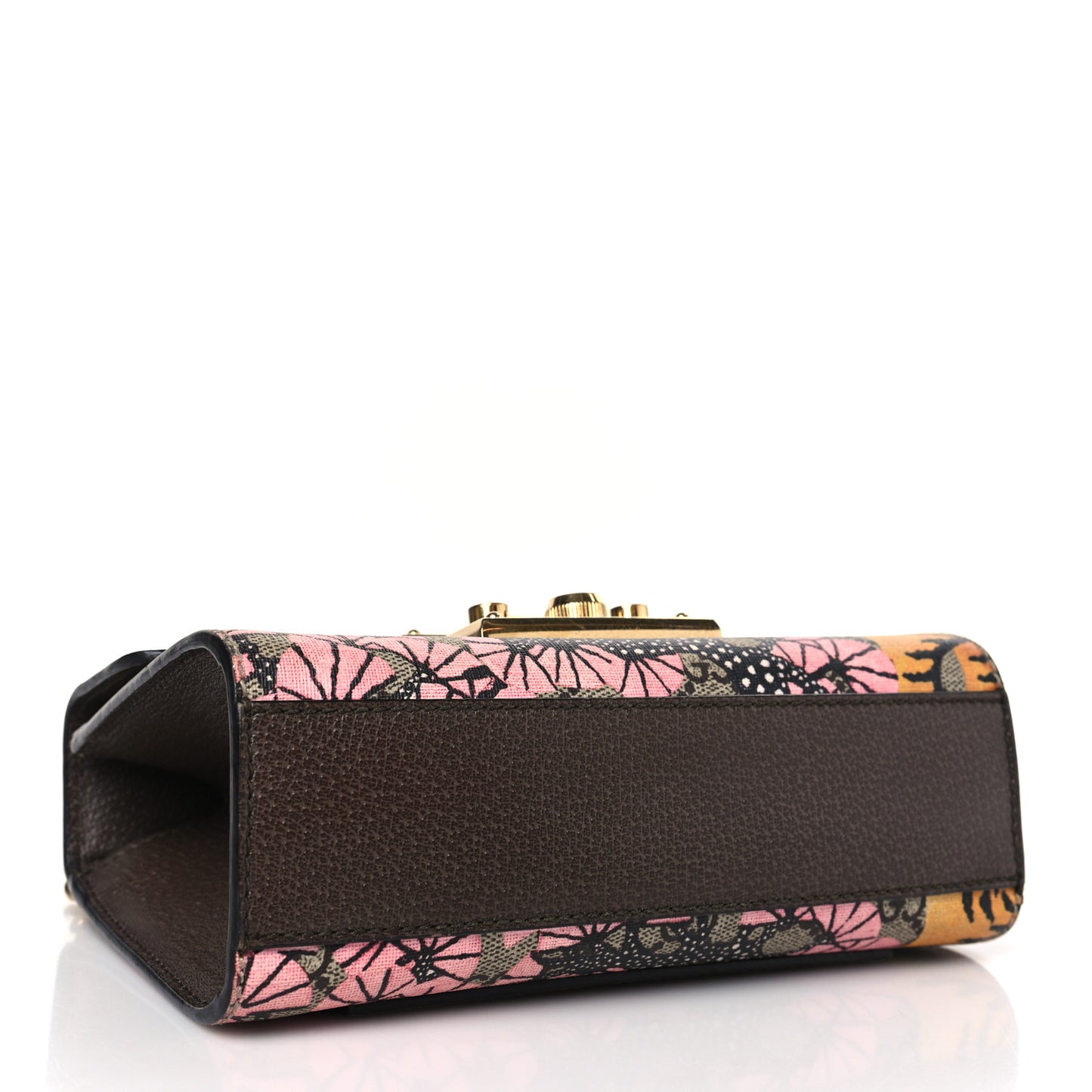 GG Supreme Monogram Bengal Small Padlock Shoulder Bag Beige Pink