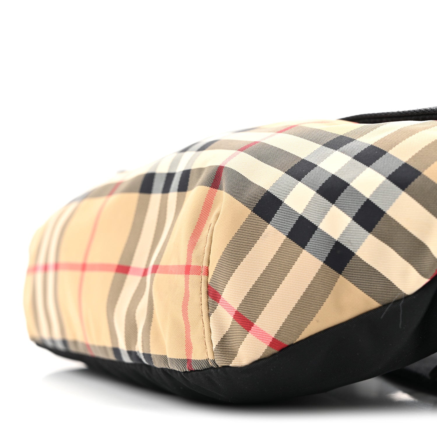 Burberry Nylon Vintage Check Sonny Bum Bag Archive Beige Black