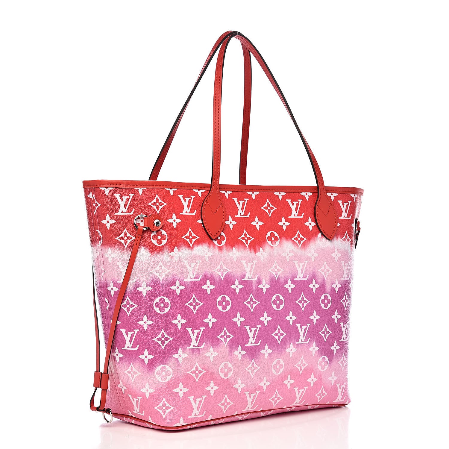 Louis Vuitton Monogram Escale Neverfull MM Rouge 4 of 13