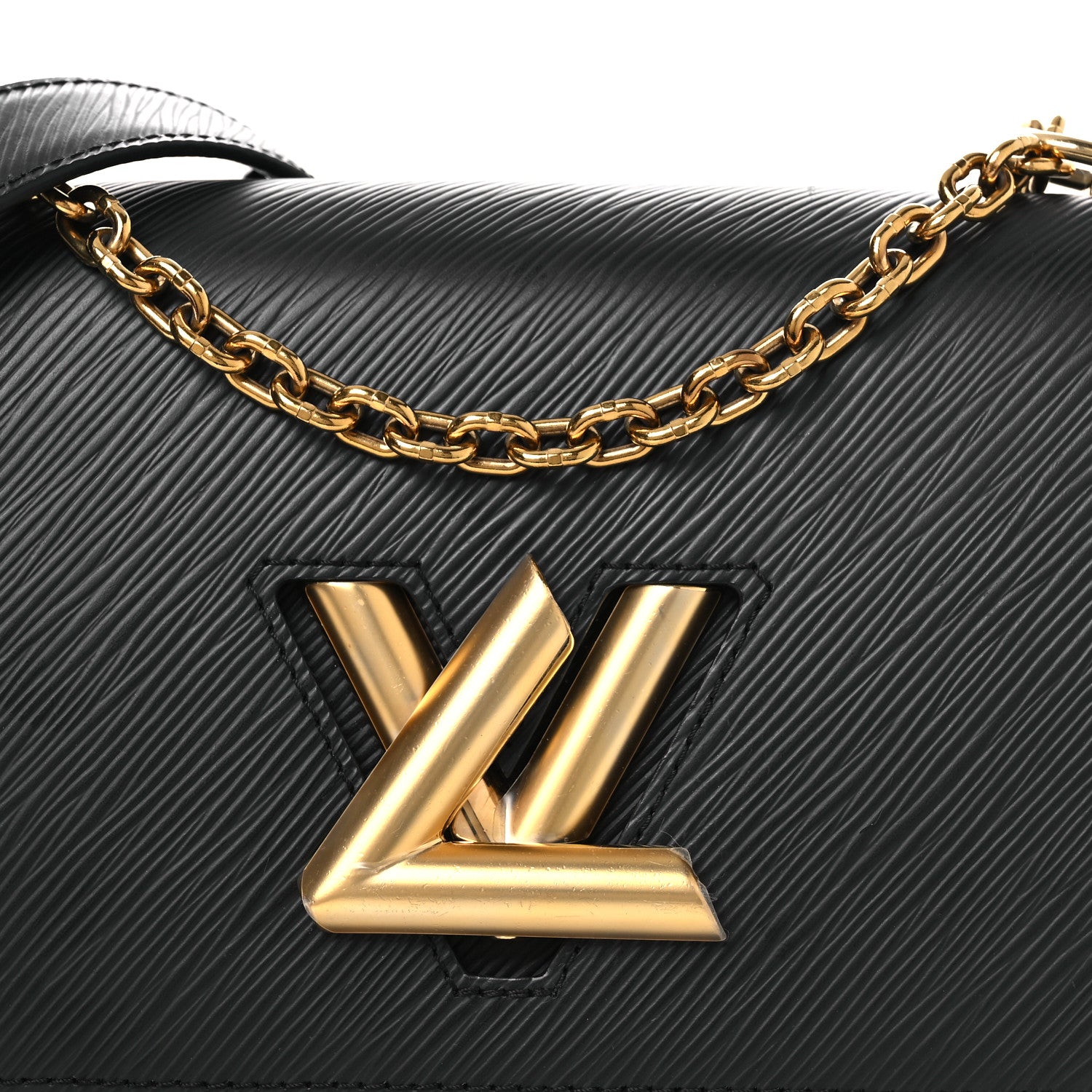 Louis Vuitton Epi Twist Shoulder Bag MM Black 8 of 13