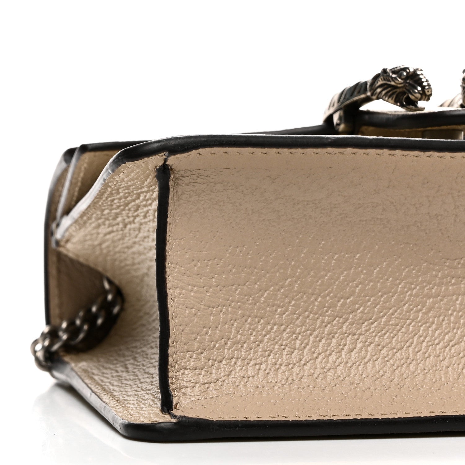 Gucci GG Supreme Monogram Mini Dionysus Top Handle Bag Beige Mystic White Oatmeal 9 of 10