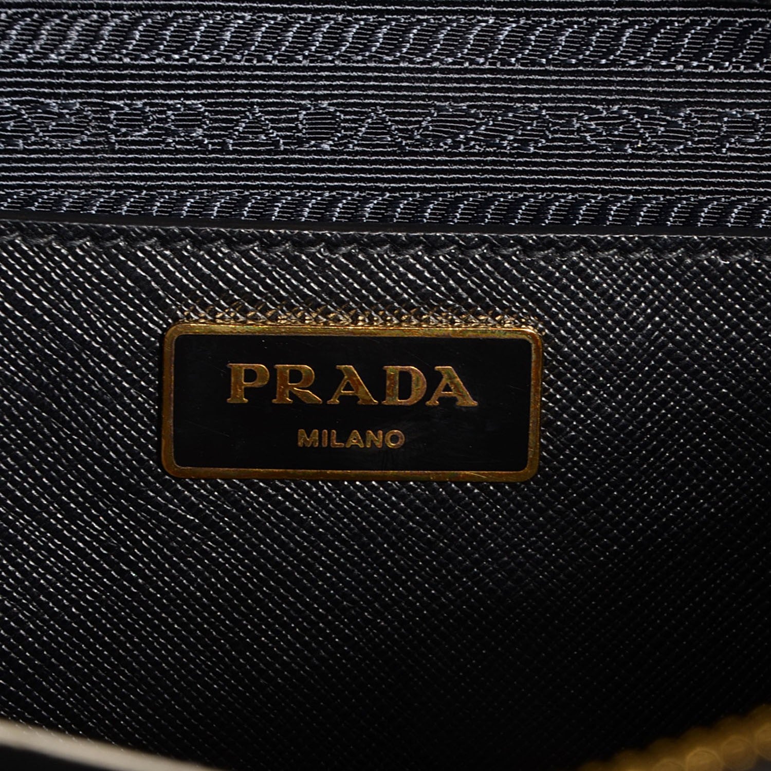 Prada Saffiano Lux Medium Double Zip Tote Nero Black 6 of 10