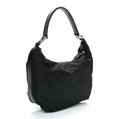 Prada Tessuto Nylon Saffiano Sacca Shoulder Bag Black 3 of 10