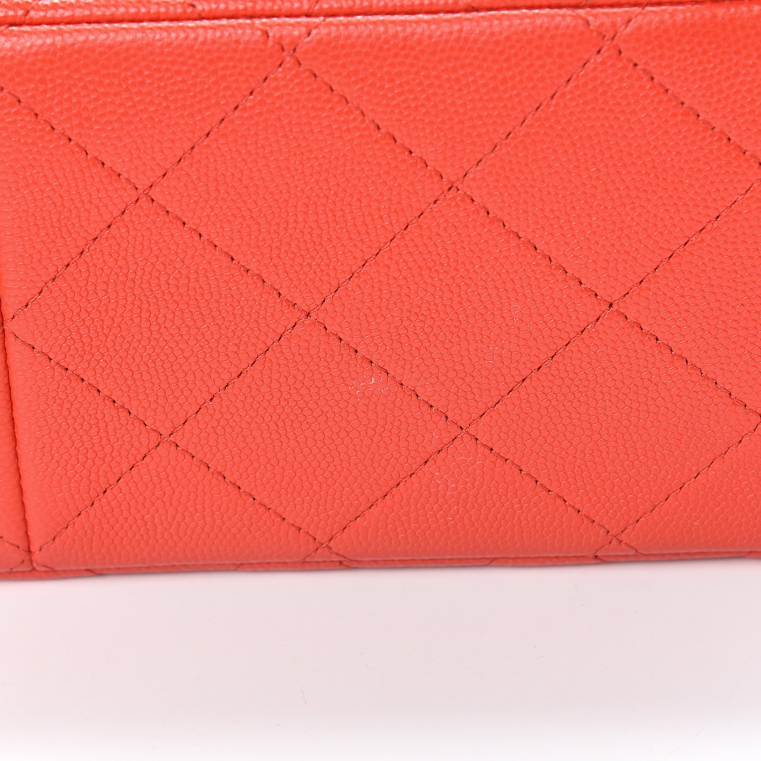Chanel Caviar Quilted Jumbo Double Flap Red 10 of 10