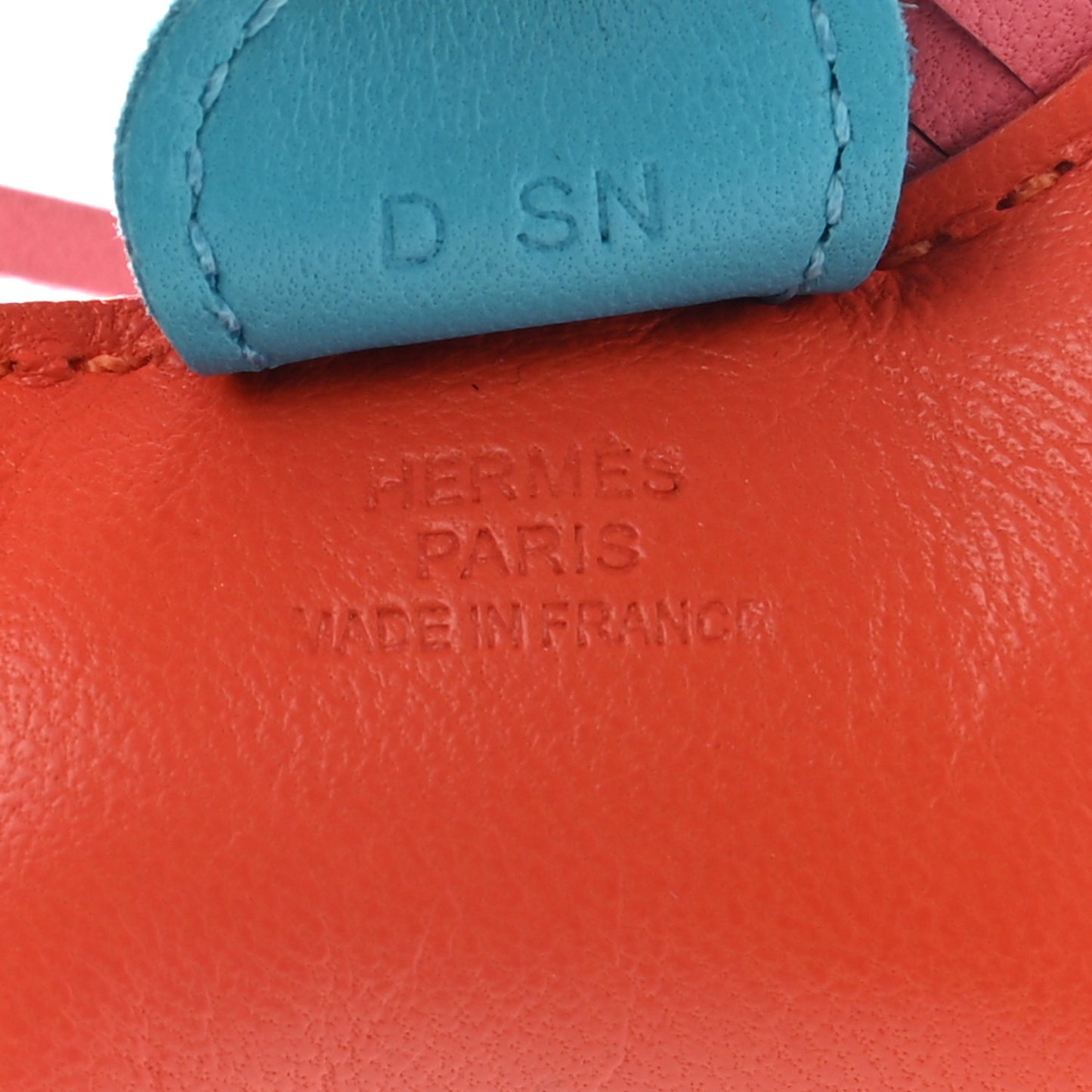 Milo Lambskin Grigri Rodeo Horse Bag Charm PM Orange Poppy Rose Azalee Bleu Azteque
