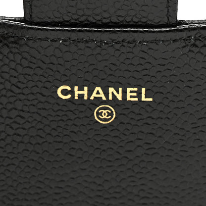 Chanel Caviar Quilted Long Flap Wallet Black 6 of 9