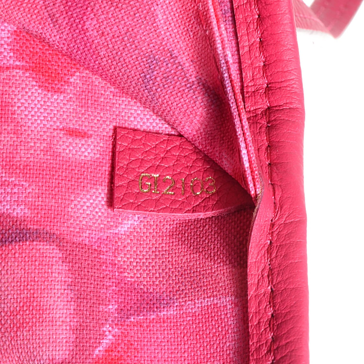 Louis Vuitton Monogram Articles de Voyage Ikat Neverfull MM Rose Indien 7 of 7