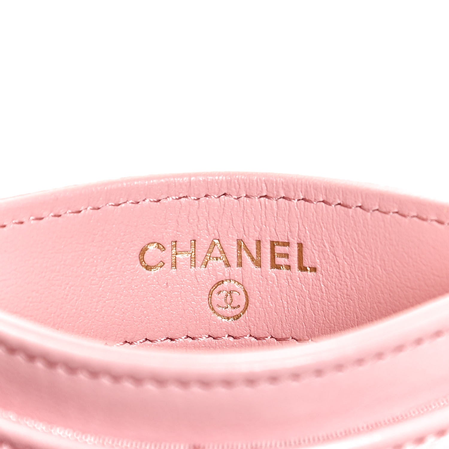 Chanel Lambskin Quilted Chanel 19 Card Holder Light Pink 6 of 12