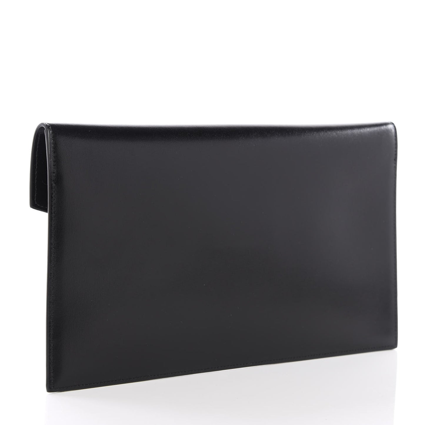 Smooth Shiny Calfskin Monogram Uptown Pouch Black