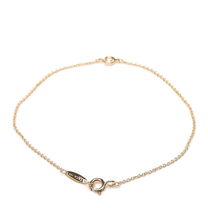 Tiffany 18K Yellow Gold Diamond .08ct Elsa Peretti Diamonds by the Yard Bracelet 3 of 5